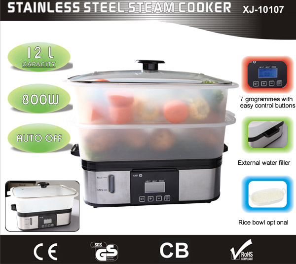 digital steam cooker 