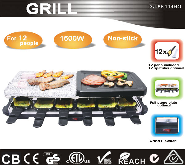 Electric stone grill