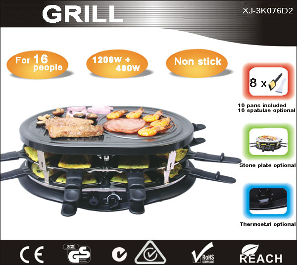 Double layer Crepe Grill 