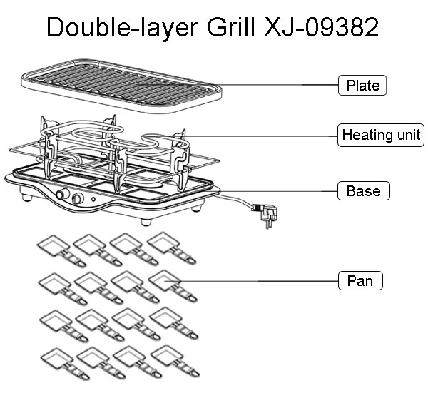 Double layer grill