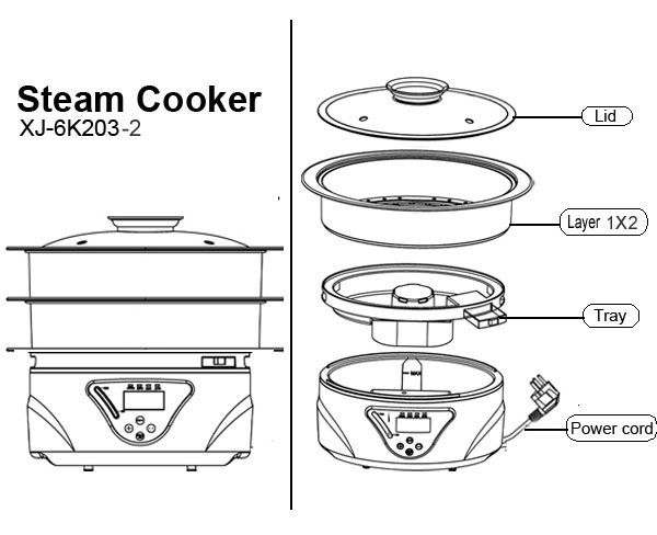 Food steamer 