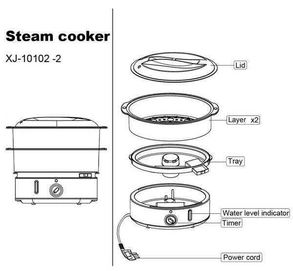 electric steam cooker