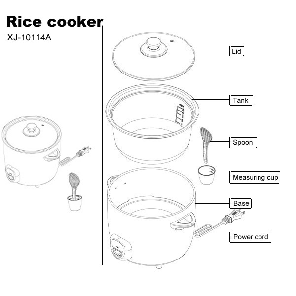 Rice cooker XJ-10114