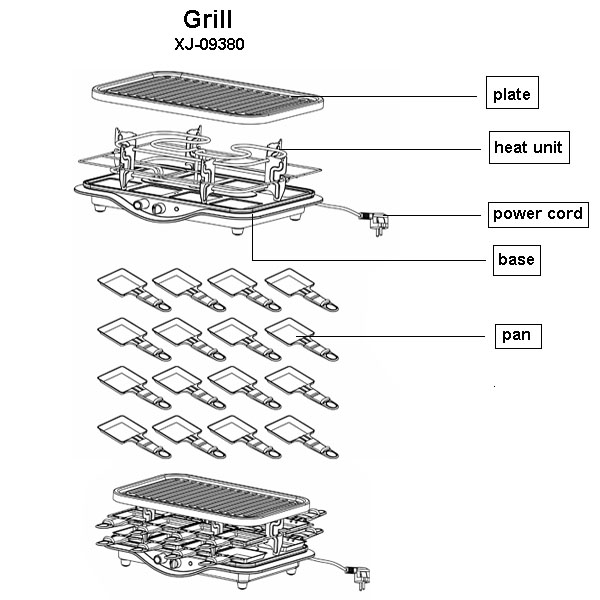 carbon  steel grill