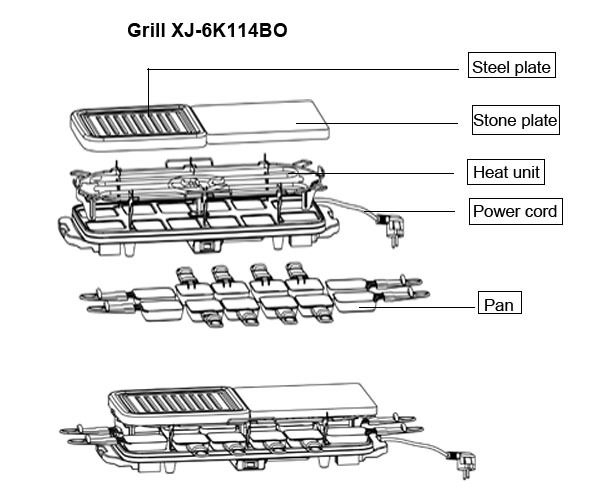 electric stone grill