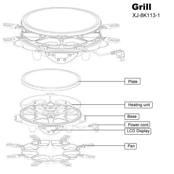 Stone Rotating grill 