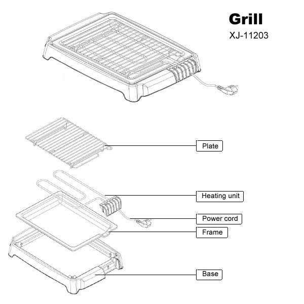 BBQ grill XJ-11203