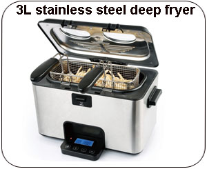 stainless steel deep fryer